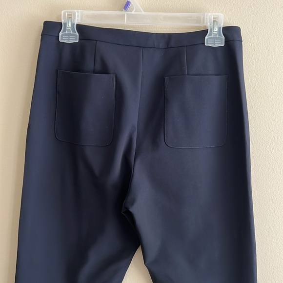 R Label The Reset Skinny Stretch Trouser Pants Navy - Picture 8 of 13
